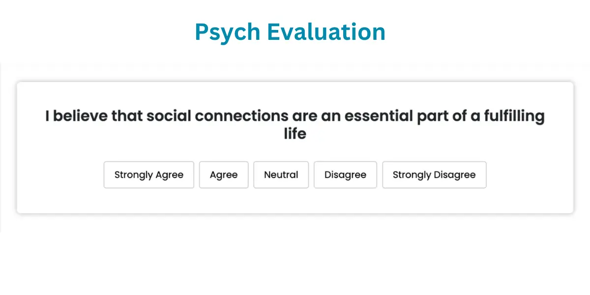 Personality & Psychological