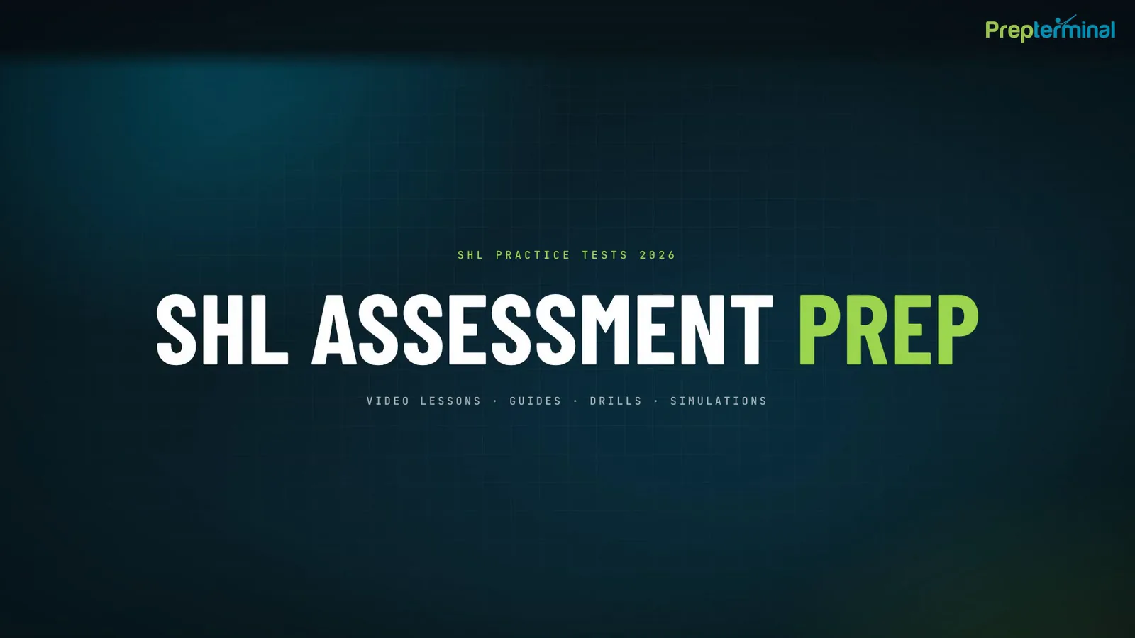 Trailer poster: SHL Assessment Prep 2026, every SHL test format in one course